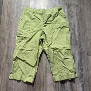 Alfred Green Capris Lightweight Casual Pants